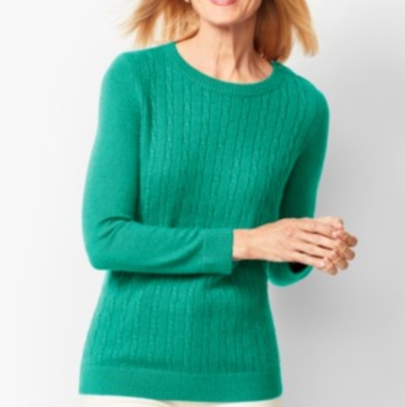 NWT Talbots cable knit sweater - Picture 5 of 5